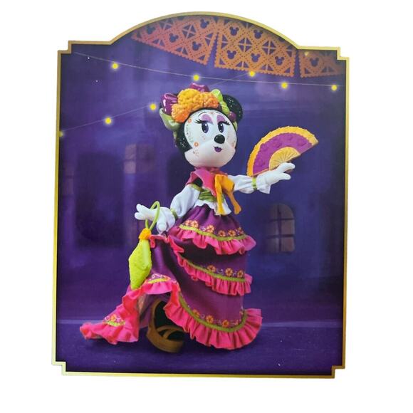Disney Parks Minnie Mouse Deluxe Catrina Doll Day Of The Dead *NEW* - Picture 2 of 9